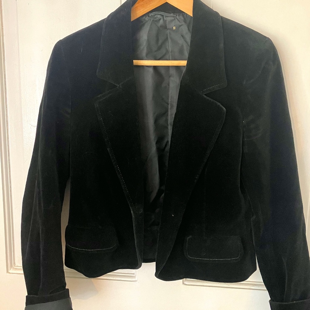 Vintage Velvet Blazer